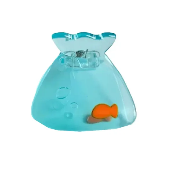 Hair Accessories*Boogzel Clothing Goldfish Mini Hair Clip Blue