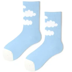 Socks*Boogzel Clothing Gone Dreaming Cloud Socks Blue