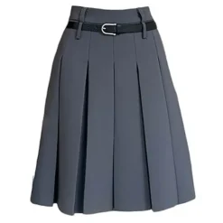 Skirts*Boogzel Clothing Good Manners Midi Pleated Skirt