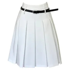 Skirts*Boogzel Clothing Good Manners Midi Pleated Skirt