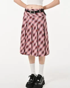 Skirts*Boogzel Clothing Good Manners Plaid Kilt Skirt
