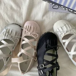 Mad*Boogzel Clothing Gossip Goes Around Ballet Flats