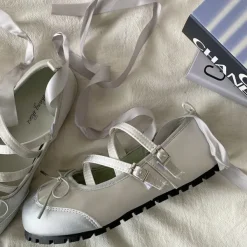 Mad*Boogzel Clothing Gossip Goes Around Ballet Flats