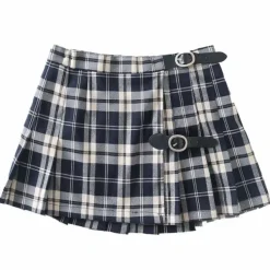 Skirts*Boogzel Clothing Gossip Goes Around Mini Skirt Black/white