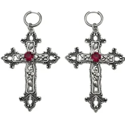 Earrings*Boogzel Clothing Gothic Aesthetic Cross Earrings