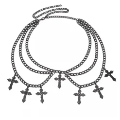 Other|Belts & Chains*Boogzel Clothing Gothic Cross Layered Chain Belt