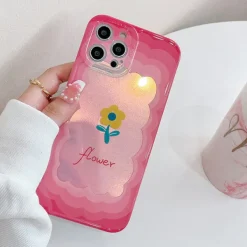 Iphone Cases*Boogzel Clothing Gradient Flower iPhone Case Pink