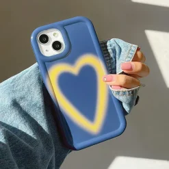 Iphone Cases*Boogzel Clothing Gradient Heart iPhone Case Blue