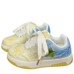 Aesthetic Sneakers*Boogzel Clothing Gradient Star Aesthetic Sneakers