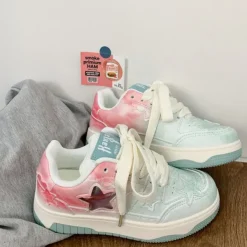 Aesthetic Sneakers*Boogzel Clothing Gradient Star Aesthetic Sneakers