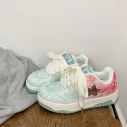 Aesthetic Sneakers*Boogzel Clothing Gradient Star Aesthetic Sneakers