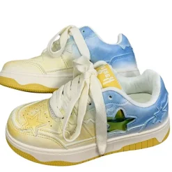 Aesthetic Sneakers*Boogzel Clothing Gradient Star Aesthetic Sneakers