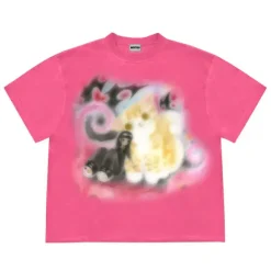Aesthetic T-Shirts & Graphic Tees*Boogzel Clothing Graffiti Dreams Cat Shirt