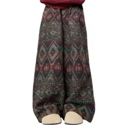 Pants & Trousers*Boogzel Clothing Grandma Aesthetic Patterned Pants Multi