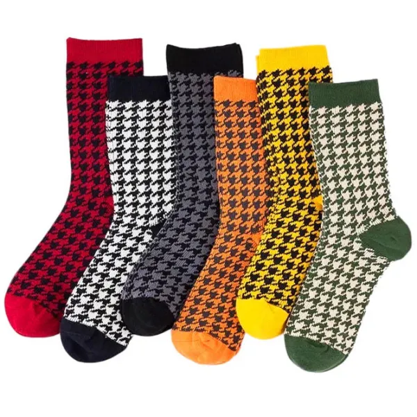 Socks*Boogzel Clothing Grandma Houndstooth Socks