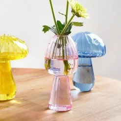 Flower Vases|Aesthetic Room Decor*Boogzel Clothing Grandma's House Nordic Mushroom Glass Vase
