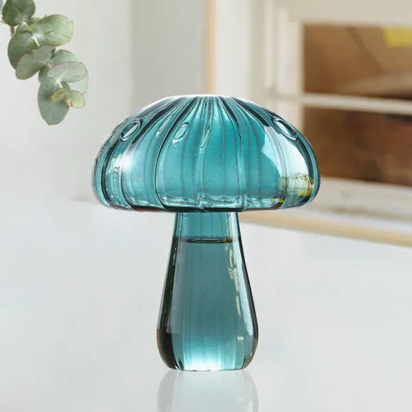 Flower Vases|Aesthetic Room Decor*Boogzel Clothing Grandma's House Nordic Mushroom Glass Vase