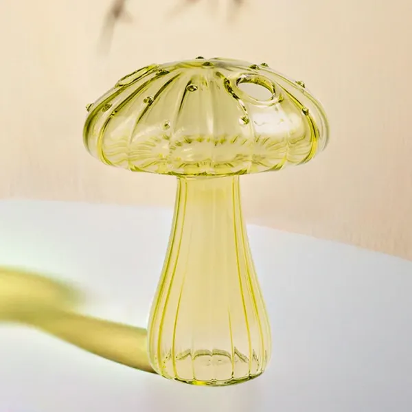 Flower Vases|Aesthetic Room Decor*Boogzel Clothing Grandma's House Nordic Mushroom Glass Vase