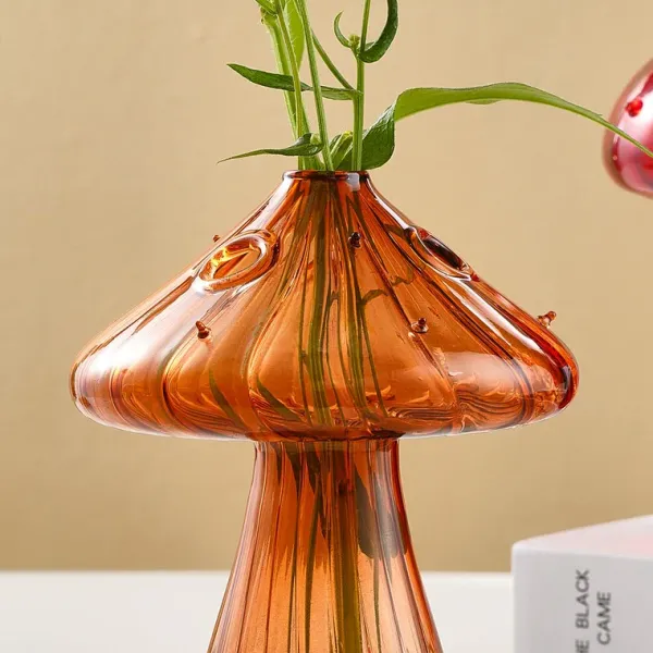Flower Vases|Aesthetic Room Decor*Boogzel Clothing Grandma's House Nordic Mushroom Glass Vase