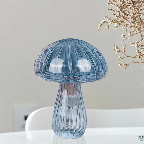 Flower Vases|Aesthetic Room Decor*Boogzel Clothing Grandma's House Nordic Mushroom Glass Vase