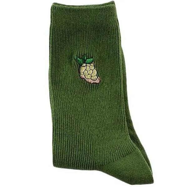 Socks*Boogzel Clothing Grape Socks Green