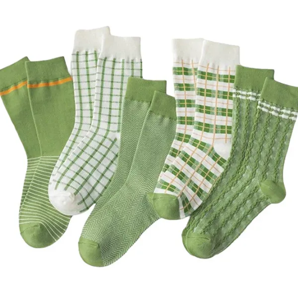 Socks*Boogzel Clothing Green Aesthetic Crew Socks