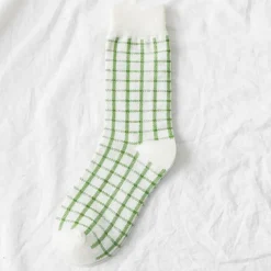 Socks*Boogzel Clothing Green Aesthetic Crew Socks