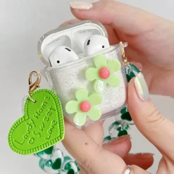 Iphone Cases*Boogzel Clothing Daisy AirPods Case Green