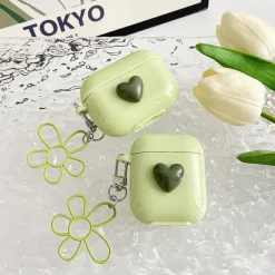 Iphone Cases*Boogzel Clothing Flower AirPods Case Green