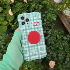 Iphone Cases*Boogzel Clothing Grid iPhone Case Green