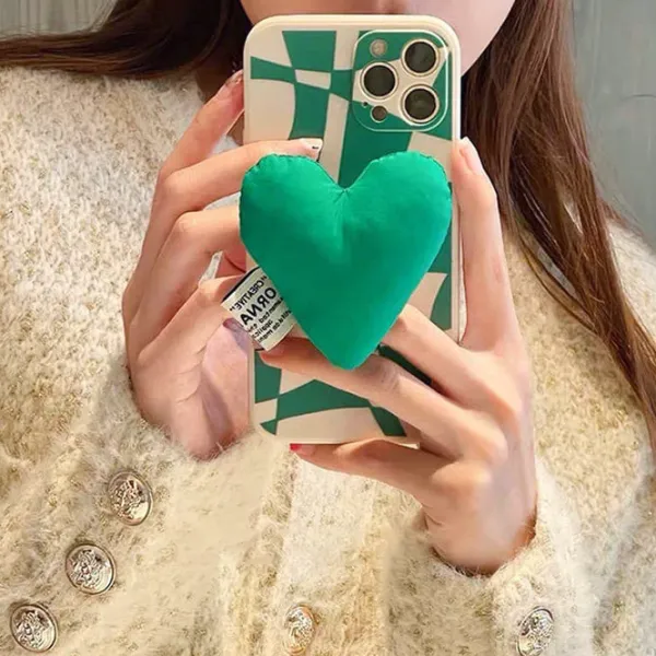 Iphone Cases*Boogzel Clothing Heart Checkered iPhone Case Green