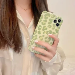 Iphone Cases*Boogzel Clothing Leopard Print iPhone Case Green