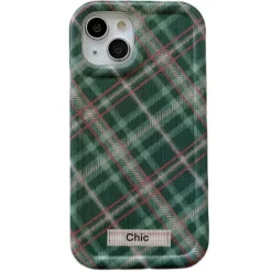 Iphone Cases*Boogzel Clothing Plaid iPhone Case Green