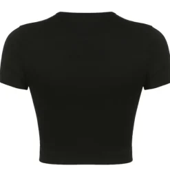Crop Tops*Boogzel Clothing Grunge Aesthetic Angel Wings Crop Top Black