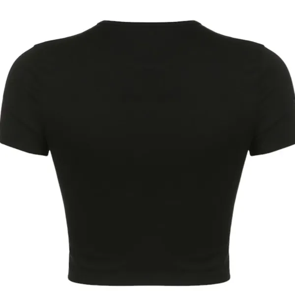 Crop Tops*Boogzel Clothing Grunge Aesthetic Angel Wings Crop Top Black