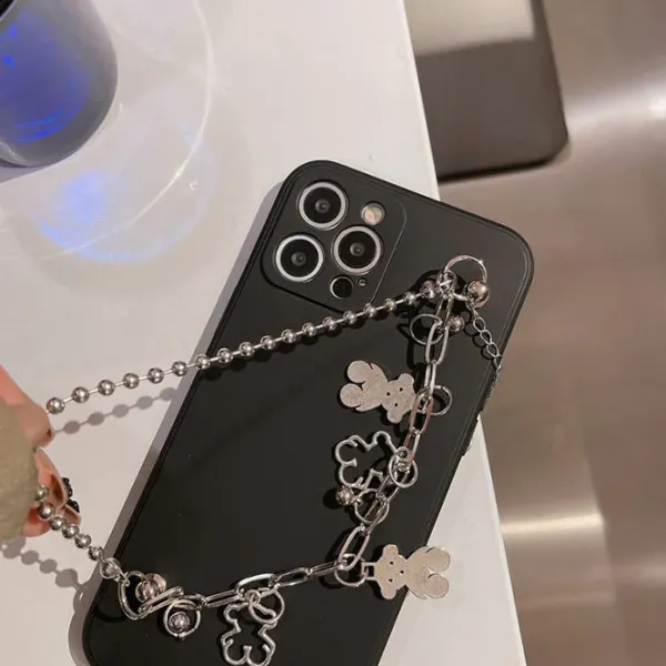 Iphone Cases*Boogzel Clothing Grunge Aesthetic Chain iPhone Case Black