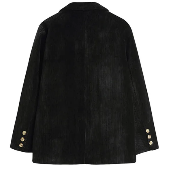 Coats & Jackets*Boogzel Clothing Grunge Aesthetic Cord Jacket Black