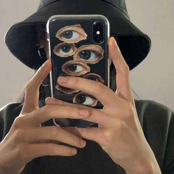 Iphone Cases*Boogzel Clothing Grunge Aesthetic Eyes IPhone Case