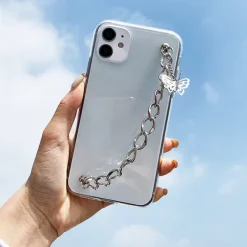 Iphone Cases*Boogzel Clothing Grunge Butterfly Chain iPhone Case Transparent