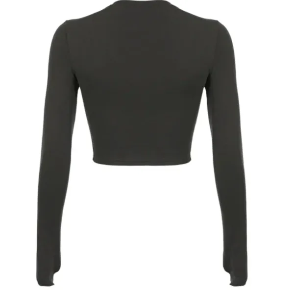 Long Sleeve Tops*Boogzel Clothing Grunge Eyes Long Sleeve Tee Grey