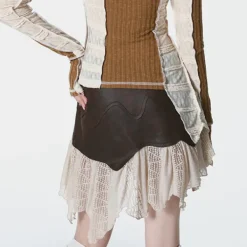 Skirts*Boogzel Clothing Grunge Fairy Mini Skirt Brown