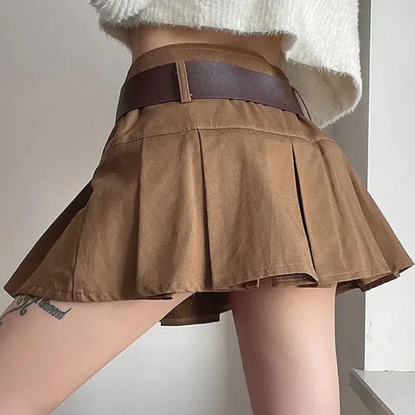 Skirts*Boogzel Clothing Grunge Fairy Mini Skirt Brown