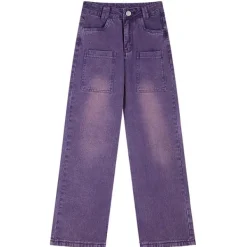 Mens|Jeans*Boogzel Clothing Grunge Baggy Jeans Purple