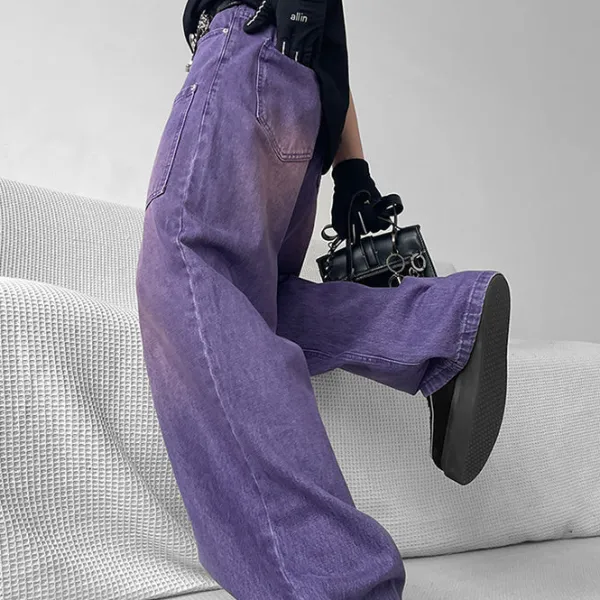 Mens|Jeans*Boogzel Clothing Grunge Baggy Jeans Purple