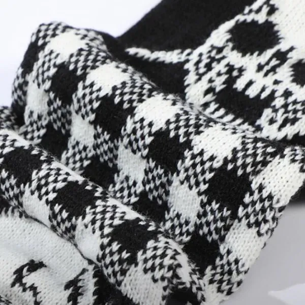 Other*Boogzel Clothing Grunge Skull Knitted Scarf