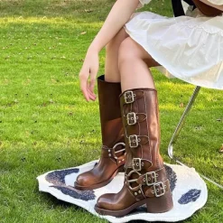 Classics|Boots / Platform Boots*Boogzel Clothing Grunge Sleaze Buckle Boots