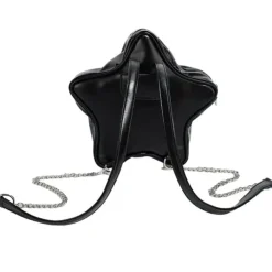Bags & Purses*Boogzel Clothing Grunge Star-Shaped Mini Backpack Black
