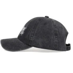 Hats|Mens*Boogzel Clothing Grunge Washed Baseball Cap DarkGrey