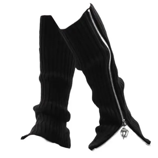 Other|Socks*Boogzel Clothing Grunge Zip Up Leg Warmers