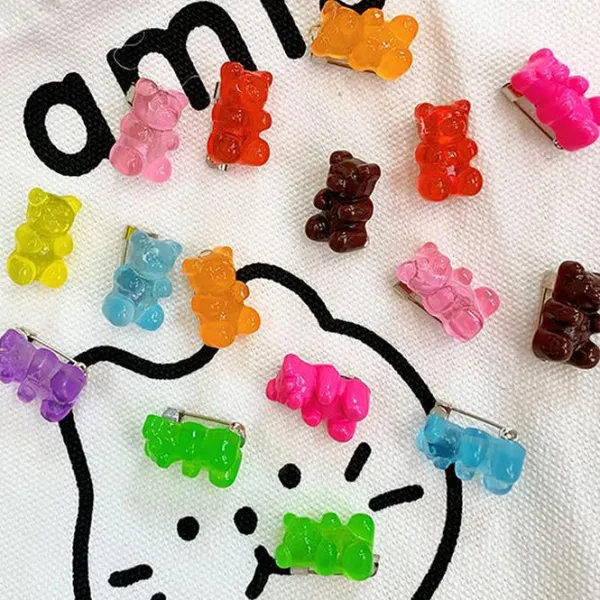 Other*Boogzel Clothing Gummy Bear 5 pcs Pin Set